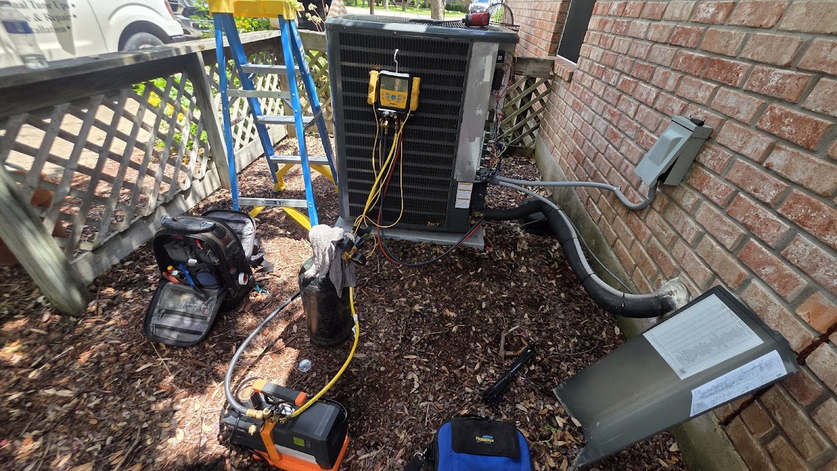 AC unit installation