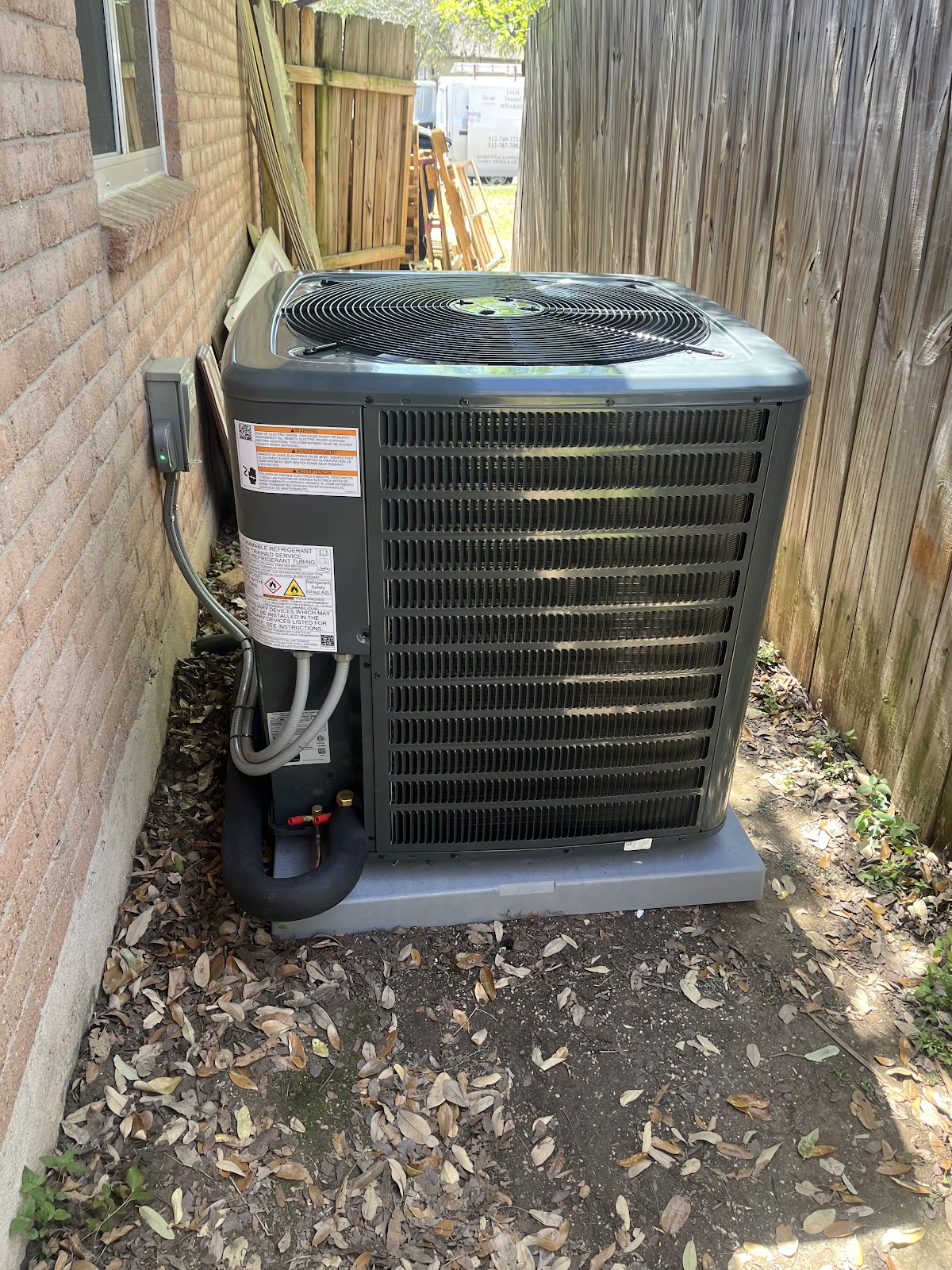 New Goodman AC unit installed
