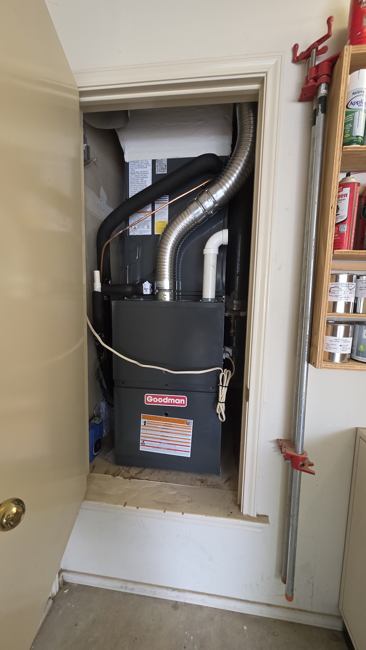 Goodman furnace installation