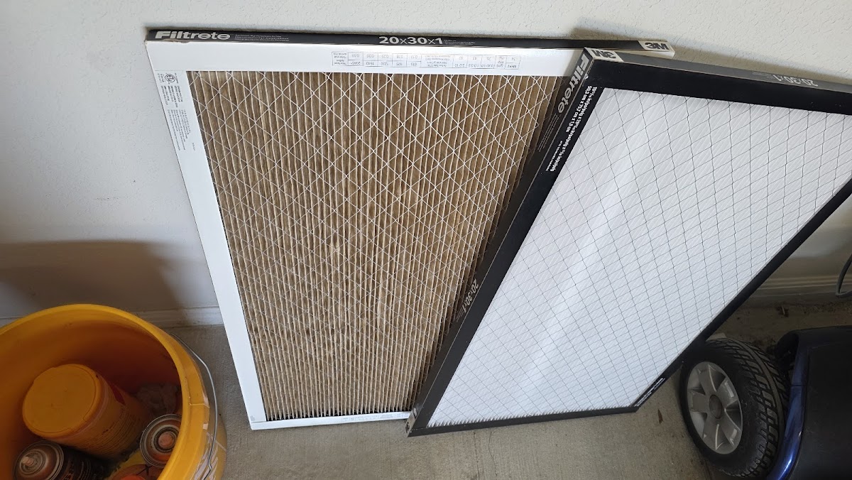 Air filter comparison